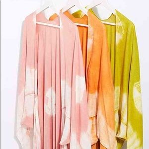 Spellbound Tie Die Kimono in bright purple